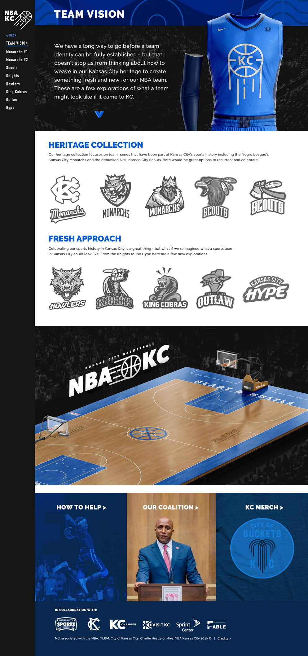 Graphic designer has ideas for look of Kansas City NBA team